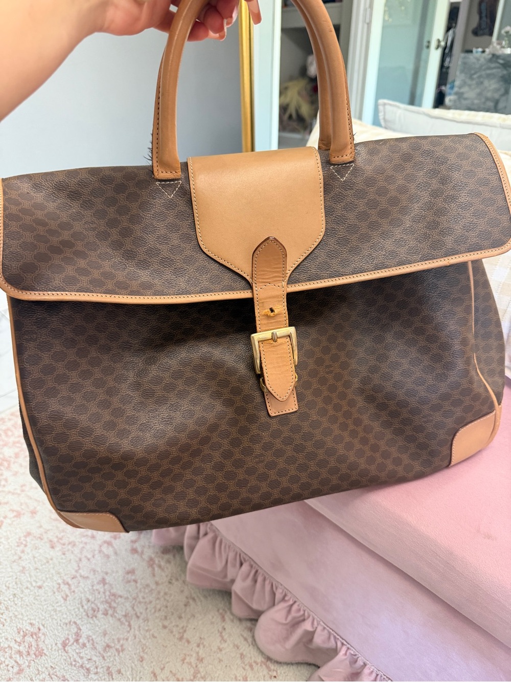 Celine Macadam Weekender Bag Travel Bag